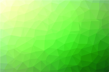 Fototapeta na wymiar Green gradient vector polygonal mosaic texture background. 