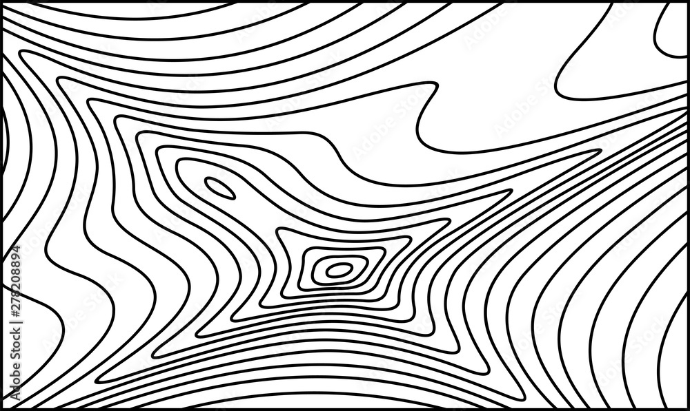 Poster abstract contour topographic map backgrounds for your projects. topographic map illustration on whit