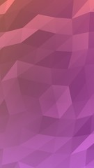 Abstract triangle geometrical pink background. Geometric origami style with gradient. 3D illustration