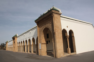 Obraz premium Maroc, angle de la mosquée du mechouar ahl fâs au palais royal de Rabat