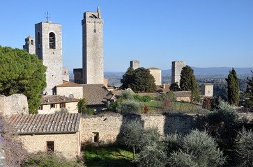Fototapeta premium San Gimignano in der Toskana