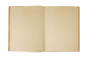Ancient book blank pages.