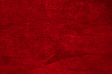 Red Cement wall is break .Old Gray Cement Wall and floor backgrounds, room, interior, display products.