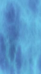 Background of abstract white color smoke isolated on blue color background. The wall of white fog. 3D illustration