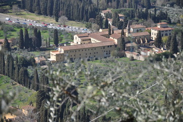Villenvorort Fiesole bei Florenz (Toskana)
