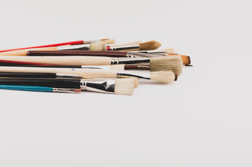 working tools - set of painting brushes