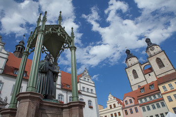 Naklejka na ściany i meble City of Wittenberg. Luther. Reformation Germany
