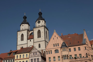 Fototapeta na wymiar City of Wittenberg. Luther. Reformation Germany