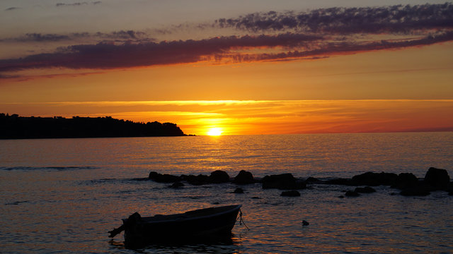 Zachód słońca, Sycylia, Włochy © Artur