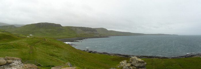 Panoramic view of Skye island, Scotland