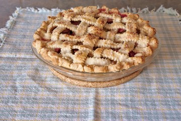 Rhubarb pie
