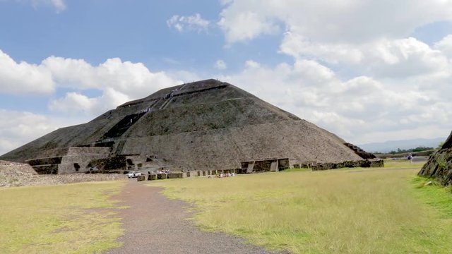 pyramids in ancient mesoamerican city of Teotihuacan Valley of Mexico Central America 