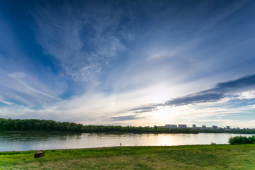 Закат на Иртыше