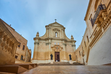 Obraz premium Cittadella Festung auf Gozo Unesco Welterbe