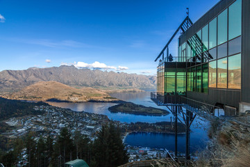 Fototapeta premium Queenstown from Bob's Peak, South Island, New Zealand.