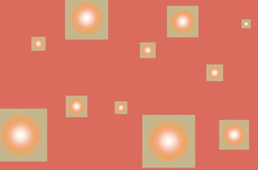 Blackground color paint abstract wallpaper Red orange green block 3D