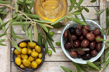 Varieties of olives and olive oil 
