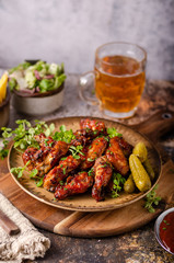 Grilled chicken wings