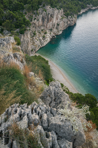 Beautiful Nugal Beach Makarska Stock Photo And Royalty