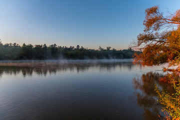 Sunrise on the river