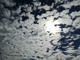 blue background with copy space for text