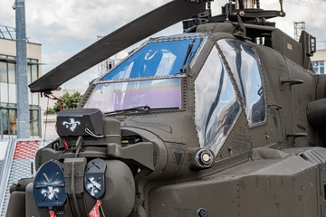 Boeing AH-64 Apache en présentation au Salon du Bourget 2019