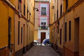 Obraz premium walk through the center of Malaga,Spain