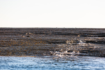 Montgomery reef, on the Kimberly cost at sunset