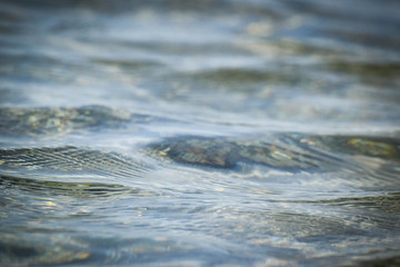 Summer sea blue waves background