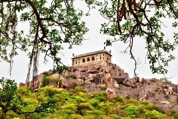 The Golconda Fort in Hyderabad is an ancient seat of the royal rulers of Hyderabad