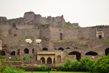 The Golconda Fort in Hyderabad is an ancient seat of the royal rulers of Hyderabad