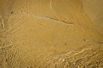 Beautiful romantic heart on the sand