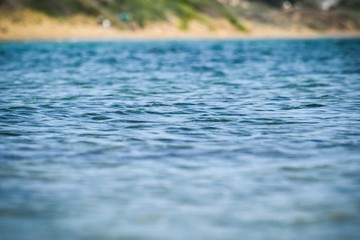 Summer sea blue waves background