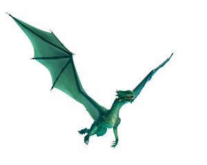 dragon flying out