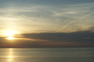 Obraz premium sunset in the sea