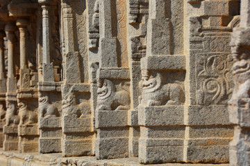 Ruins of Hampi in Karnataka state India