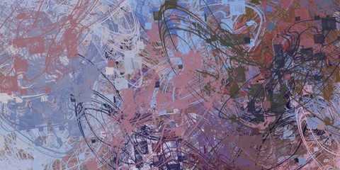 Oil painting. Canvas surface. Abstract. Wide brush. Backdrop material. Modern art. Painterly mix. Handmade background. Wall painting. 2d illustration. Colorful pattern.