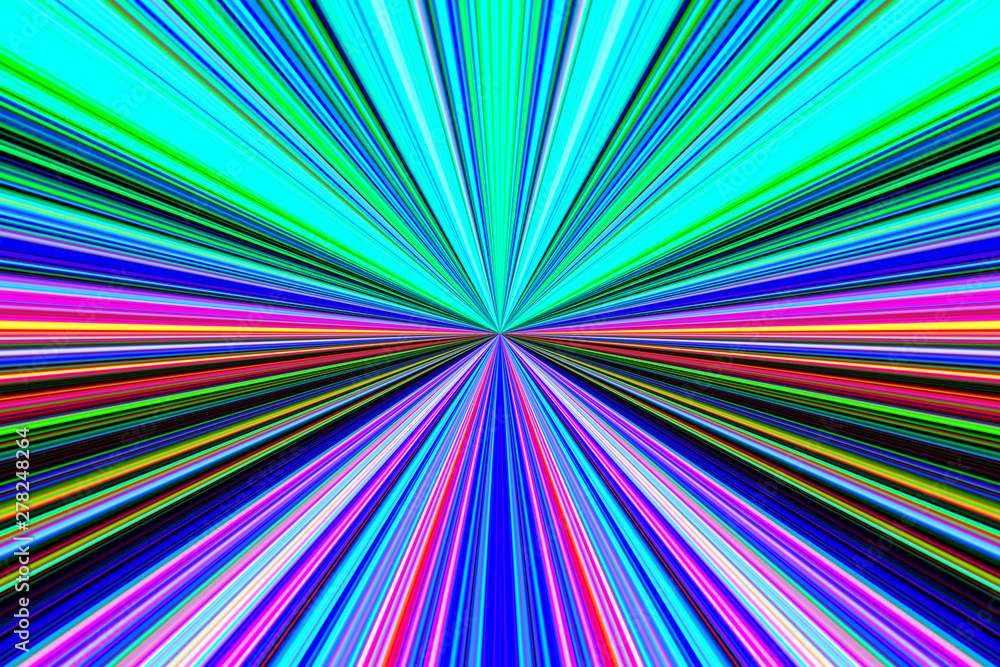Poster abstract background with colorful rays