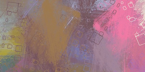 Oil painting. Canvas surface. Abstract. Wide brush. Backdrop material. Modern art. Painterly mix. Handmade background. Wall painting. 2d illustration. Colorful pattern.