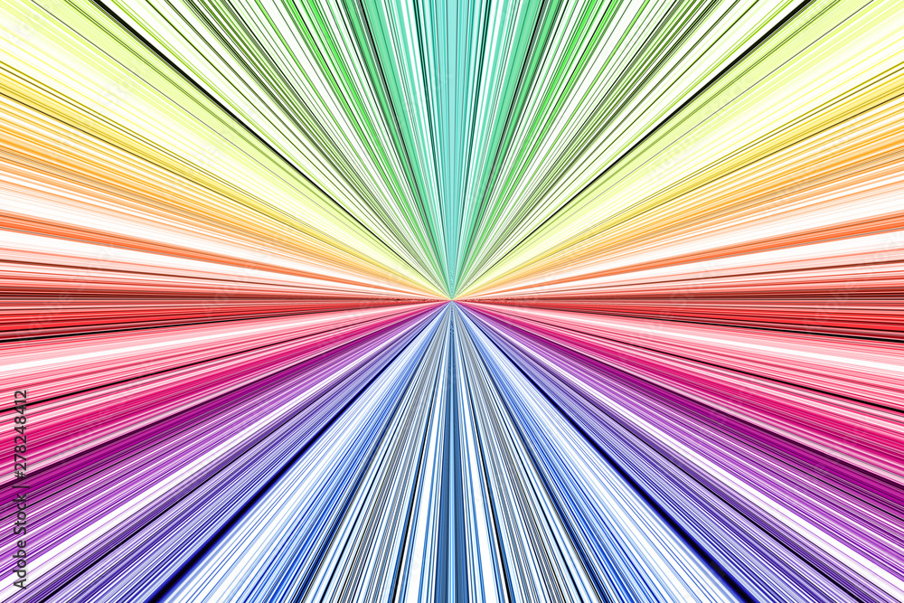 Poster abstract background with colorful rays