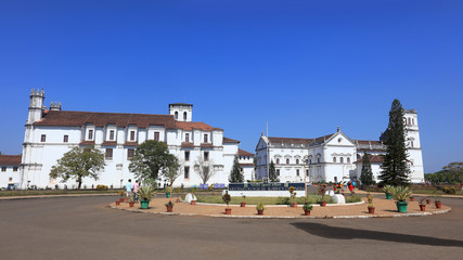 Fototapeta na wymiar Se Cathedral complex, Old Goa, India.