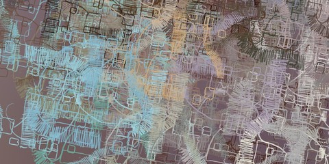 Naklejka premium Painterly mix. Oil painting. Backdrop material. Wall painting. Handmade background. Color texture. Colorful pattern. Canvas surface. Modern art. 2d illustration. Wide brush. 