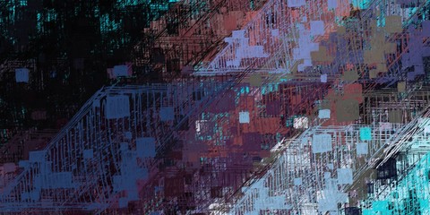 Wide brush. Colorful pattern. Canvas surface. Painterly mix. Abstract. Color texture. Backdrop material. Wall painting. 2d illustration. Oil painting. Handmade background.