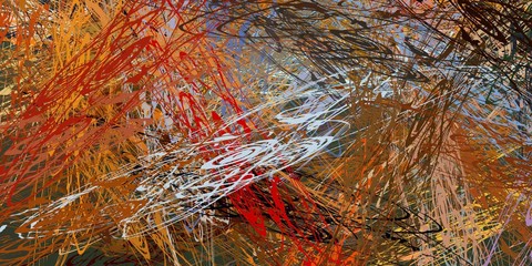Handmade background. Painterly mix. Oil painting. Wall painting. Colorful pattern. Modern art. Color texture. Abstract. Backdrop material. Canvas surface. 2d illustration.