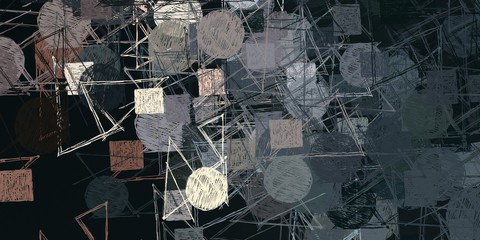 Color texture. Oil painting. Handmade background. Abstract. Modern art. Painterly mix. Colorful pattern. Wall painting. Wide brush. Backdrop material. 2d illustration.