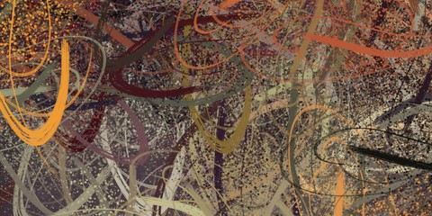 Color texture. Oil painting. Handmade background. Abstract. Modern art. Painterly mix. Colorful pattern. Wall painting. Wide brush. Backdrop material. 2d illustration.