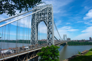 View of the George Washington Bridge taken from Fort Lee Historic Park -D