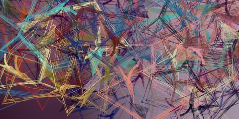 Backdrop material. Modern art. Canvas surface. Wall painting. Oil painting. Color texture. Handmade background. Painterly mix. 2d illustration. Wide brush. Colorful pattern.