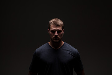 Dangerous Man face in the darkness