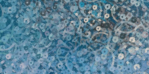 Oil painting. Modern art. Painterly mix. Wall painting. Backdrop material. Handmade background. Abstract. Wide brush. Color texture. 2d illustration. Colorful pattern.